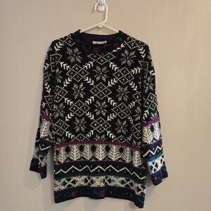 Colter Bay II USA Vintage Winter Sweater Tunic Size Large